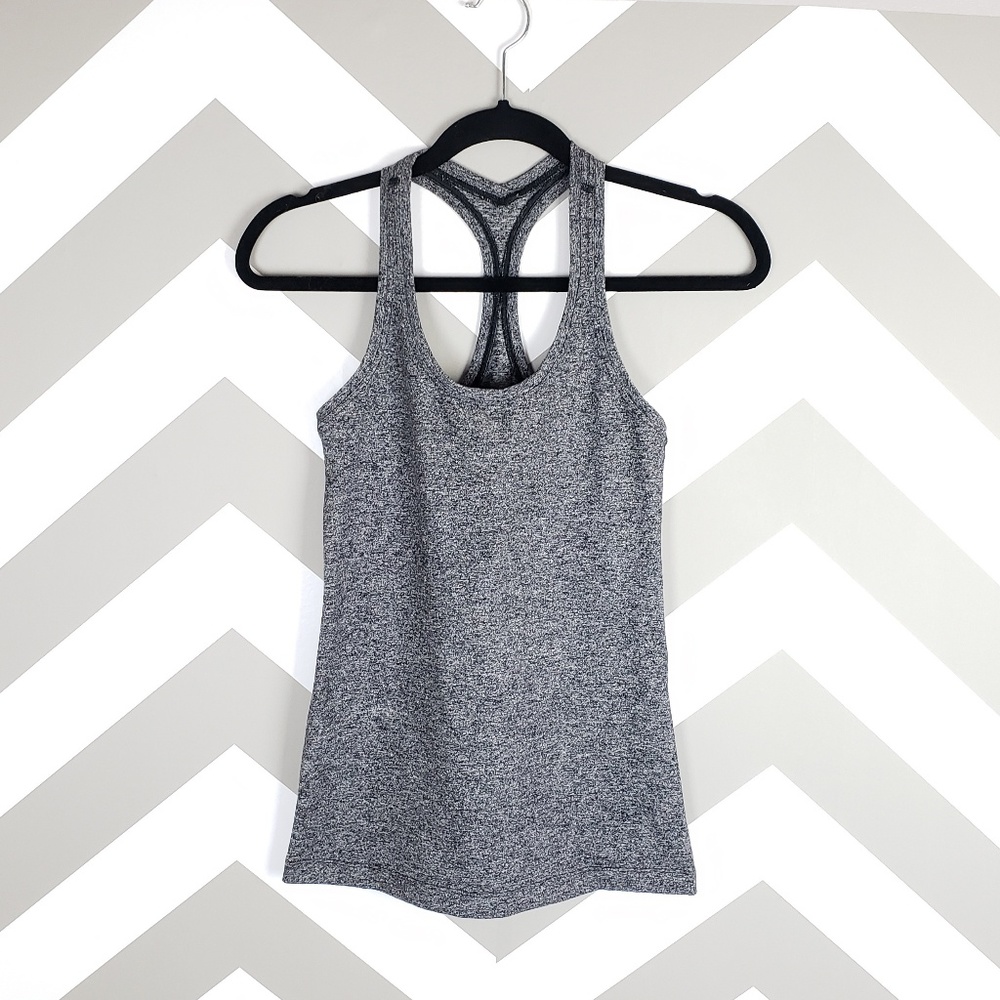 Lululemon Grey Cool 2 Racerback Tank Size 4